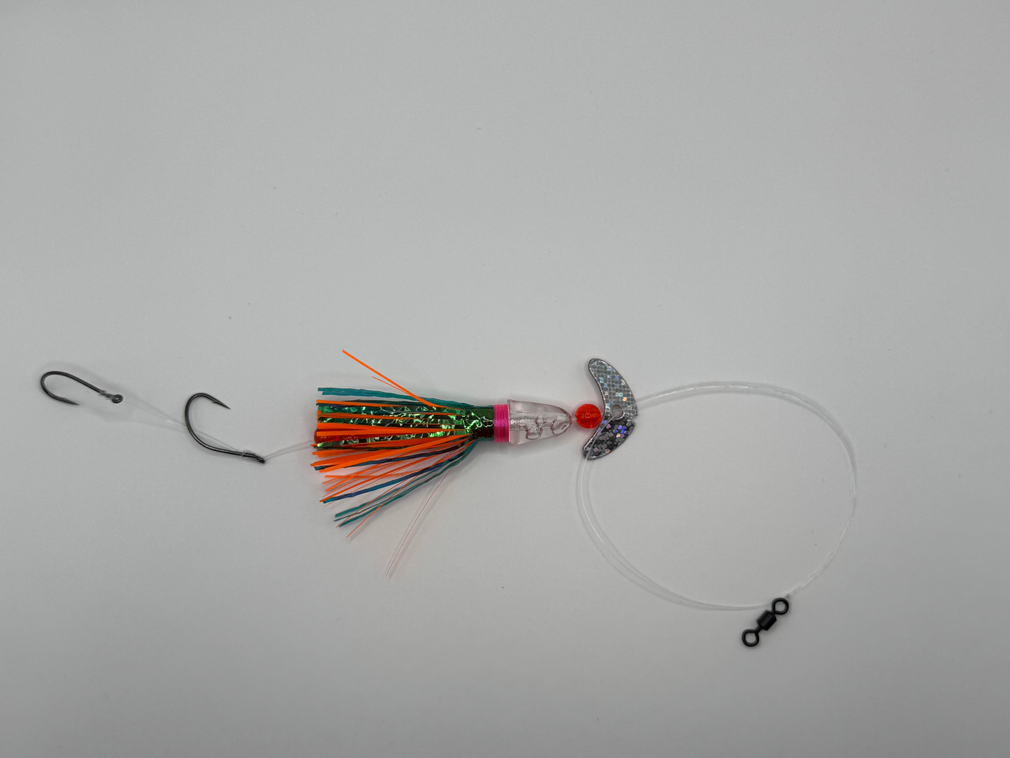 Ready to Fish Hula Dancer Hybrid Micro Hoochie Setup