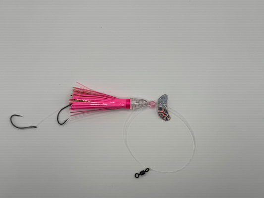 Ready to Fish Pink Panther Hybrid Micro Hoochie Setup