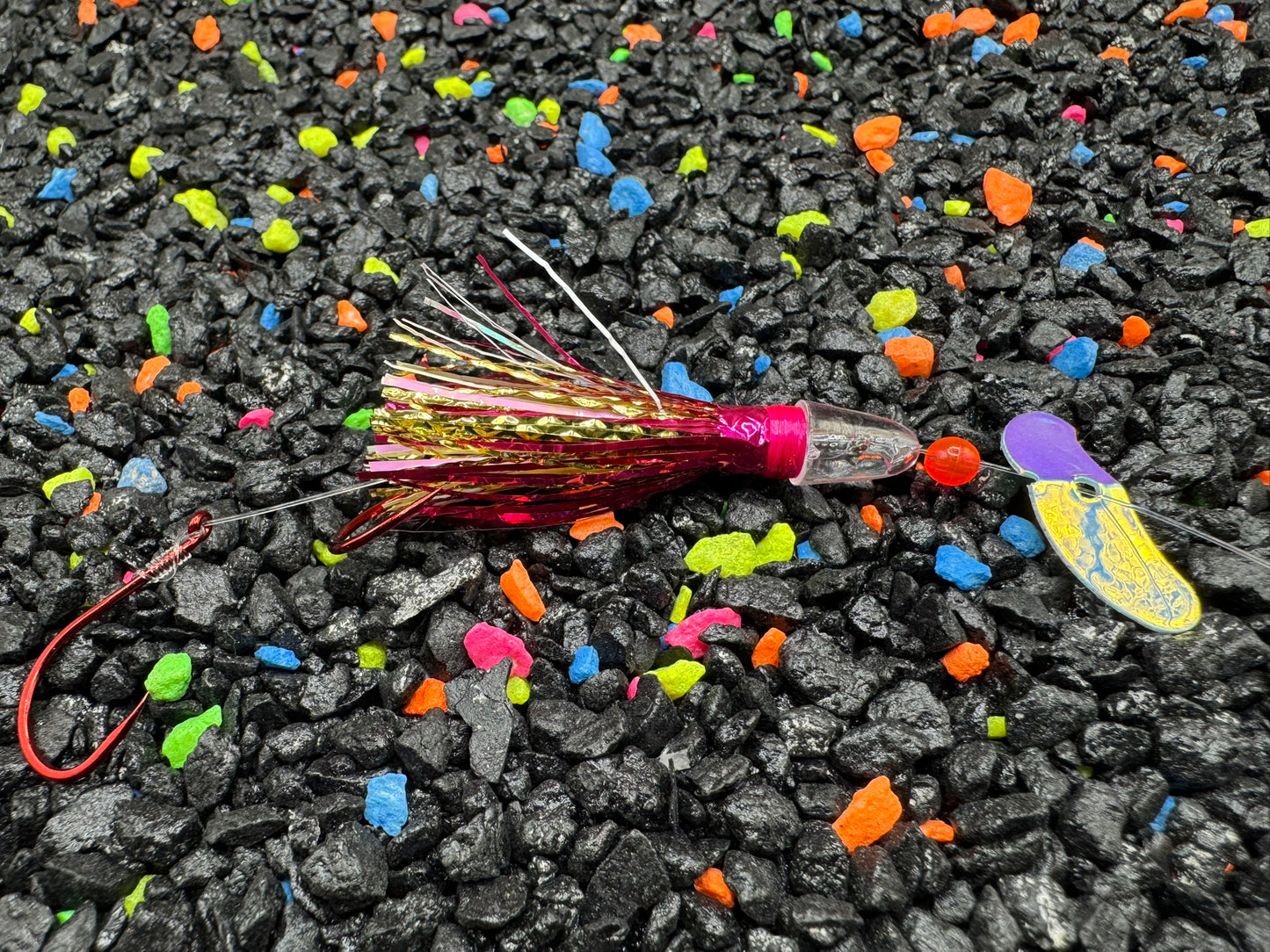 Ready to Fish Twilight Hybrid Micro Hoochie Setup